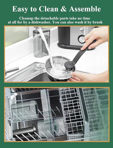 عصارة، آلات عصارة سهلة التنظيف، مستخرج عصارة بمجرى تغذية 3 بوصات للخضروات والفواكه الكاملة، سرعتان للتحكم في الفواكه الناعمة والصلبة، مع فرشاة سهلة التنظيف، وظيفة مضادة للتنقيط ومضادة للانزلاق in Kuwait