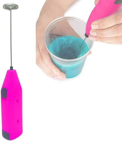 Electric Tumbler Resin Stirrer for Crafts Tumbler, USLINSKY Handheld Mixer Battery Operated Epoxy Mixing Stick Apply to Making DIY Epoxy Resin Glitter Tumbler Cups (Pink) in Saudi Arabia