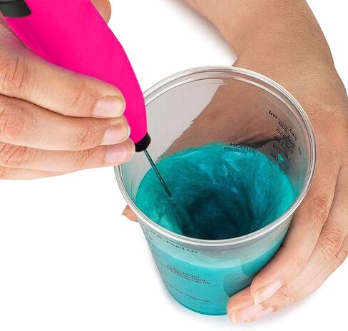 Electric Tumbler Resin Stirrer for Crafts Tumbler, USLINSKY Handheld Mixer Battery Operated Epoxy Mixing Stick Apply to Making DIY Epoxy Resin Glitter Tumbler Cups (Pink) in Saudi Arabia