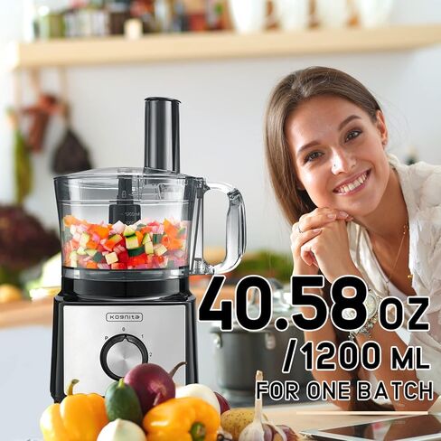 كوجنيتا محضر طعام متعدد الوظائف 8 في 1 لتقطيع العجن والتقطيع مع شفرة عجين 500 واط بسرعتين ونبض in Kuwait