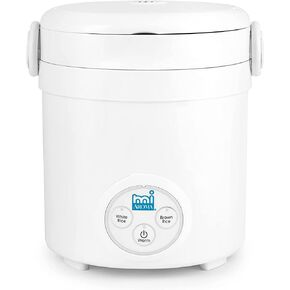 Aroma Housewares (MRC-903D) Mi 3-Cup (مطبوخ) (1.5-Cup غير مطبوخ) جهاز طهي الأرز الرقمي الصغير ذو اللمس الرائع، أبيض