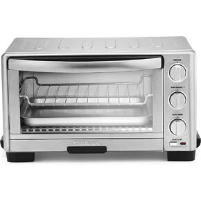 شواية فرن محمصة من كويزينارت TOB-1010، 11.77 بوصة × 15.86 بوصة × 7.87 بوصة، فضي (متجدد) in Kuwait