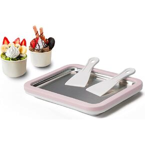 JoyMech Ice Cream Roll Maker Rolled Ice Cream Machine, Sweet Spot Pan, Instant Cold Plate, Ideal for Making Rolled Ice Cream Soft Serve Slushies Frozen Yogurt Sorbet and Gelato (Sky Blue) in Saudi Arabia