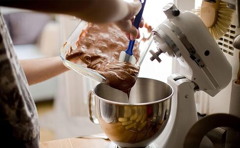 مجموعة ملحقات صانع الفولاذ المقاوم للصدأ لجميع أدوات المطبخ حامل خلاط وعاء 5 لتر إمالة رأس خلاط وعاء انومون in Kuwait