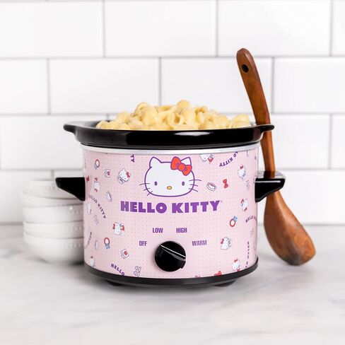 Uncanny Brands Hello Kitty 2qt Slow Cooker - Cook With Your Favorite Sanrio Characters in Saudi Arabia