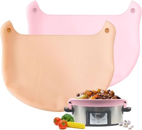 Slow Cooker Liners Leakproof 3 Pack, Easy Clean Crock Pot Liners Reusable Silicone bag liners Fit 6-8 Quarts Oval or Round Pot in Saudi Arabia