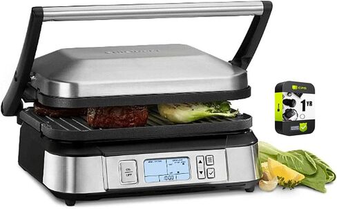 Cuisinart GR-6S Smokeless Contact Griddler Bundle with 1 YR CPS Enhanced Protection Pack in Saudi Arabia