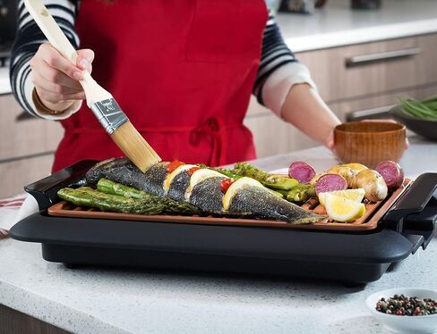 Gotham Steel Smokeless Electric Grill, Portable and Nonstick As Seen On TV! - DELUXE in Kuwait