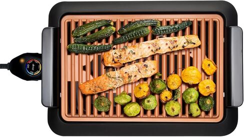 Gotham Steel Smokeless Electric Grill, Portable and Nonstick As Seen On TV! - DELUXE in Kuwait