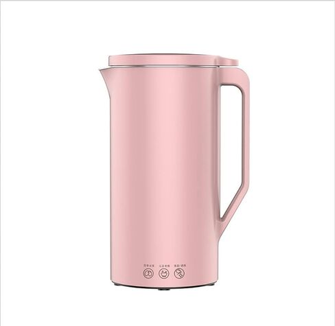 Aivanc Mini Electric Soybean Milk Maker, Automatic Soy Milk Machine, Fruit Juicer, Rice Paste Maker, Food Blender, 110V, 350ml,Pink in Saudi Arabia