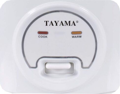 TAYAMA Automatic Rice Cooker & Food Steamer 5 Cup, White (TRC-04RS) in Saudi Arabia