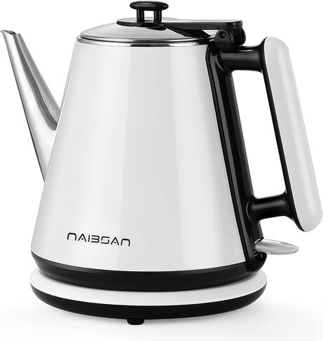 Naibsan Electric Kettle, 100% Stainless Steel Water Boiling Tea Kettle, BPA Free hot water kettle electric/Pour Over Coffee Kettle in Saudi Arabia
