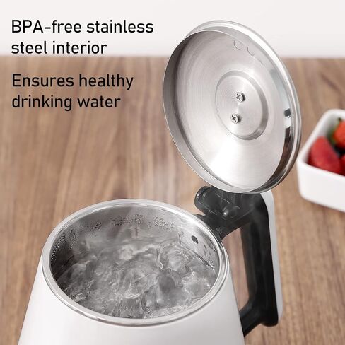 Naibsan Electric Kettle, 100% Stainless Steel Water Boiling Tea Kettle, BPA Free hot water kettle electric/Pour Over Coffee Kettle in Saudi Arabia