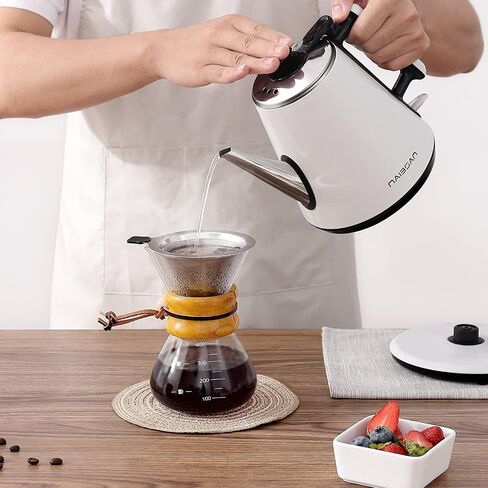 Naibsan Electric Kettle, 100% Stainless Steel Water Boiling Tea Kettle, BPA Free hot water kettle electric/Pour Over Coffee Kettle in Saudi Arabia