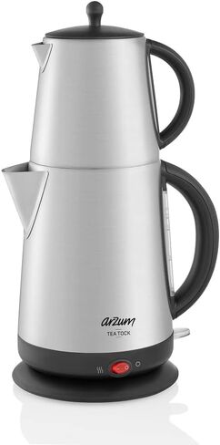 Arzum Tea Tock Electric Turkish Tea Maker, Stainless Steel, 120V in Kuwait