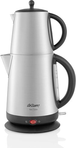 Arzum Tea Tock Electric Turkish Tea Maker, Stainless Steel, 120V in Kuwait