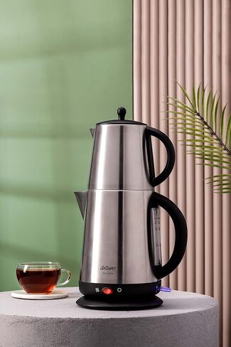 Arzum Tea Tock Electric Turkish Tea Maker, Stainless Steel, 120V in Kuwait