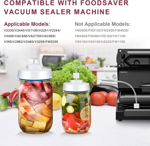 اداة غلق برطمانات فودسيفر بتفريغ الهواء، اداة غلق برطمانات ماسون وخرطوم ملحق مع مضخة تفريغ يدوية محمولة وفتاحة علب، مجموعة ختم بتفريغ الهواء للبرطمانات العادية والعريضة من نوع ماسون in Kuwait