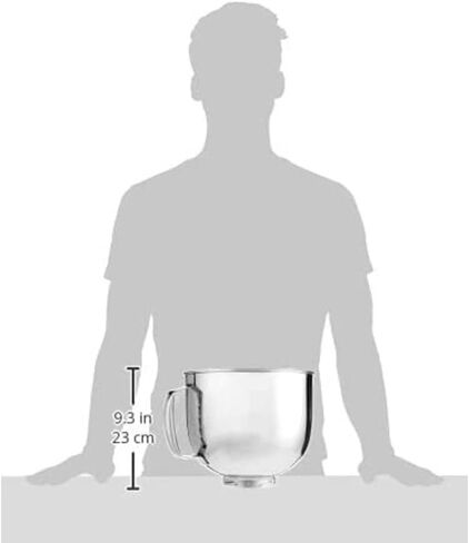 Cuisinart SM-50MB 5.5-Quart Mixing Bowl, Stainless Steel in Kuwait