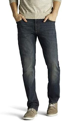 Lee Men's Big & Tall Performance Series Extreme Motion Straight Fit Tapered Leg Jean in Kuwait