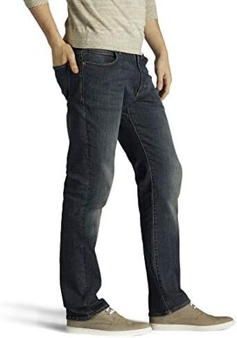 Lee Men's Big & Tall Performance Series Extreme Motion Straight Fit Tapered Leg Jean in Kuwait