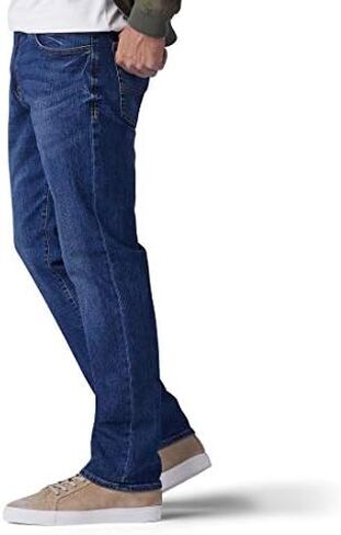 Lee Men's Big & Tall Performance Series Extreme Motion Straight Fit Tapered Leg Jean in Kuwait