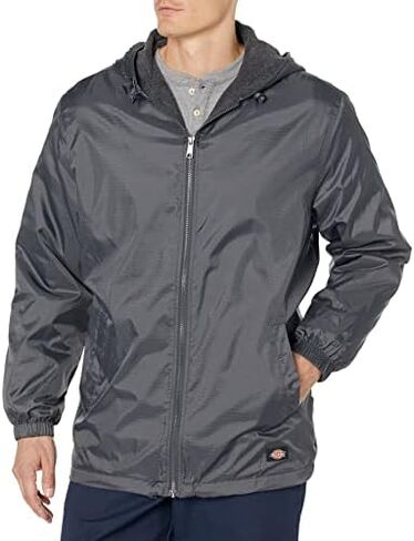 Dickies mens Big and Tall Fleece Lined Hooded Jacket in Saudi Arabia