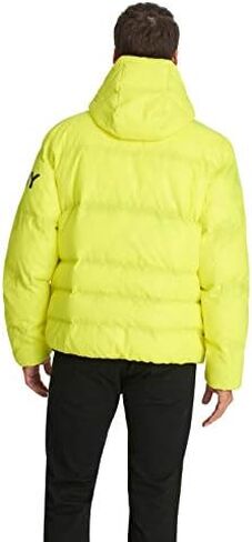 DKNY Men's Water Resistant Ultra Loft Hooded Logo Puffer Jacket (Standard and Big & Tall) in Kuwait