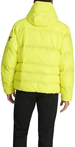DKNY Men's Water Resistant Ultra Loft Hooded Logo Puffer Jacket (Standard and Big & Tall) in Kuwait
