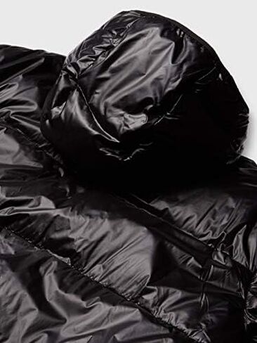 DKNY Men's Water Resistant Ultra Loft Hooded Logo Puffer Jacket (Standard and Big & Tall) in Kuwait