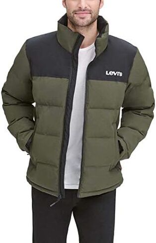 Levi's mens Arctic Cloth Retro Bubble Puffer Jacket in Saudi Arabia