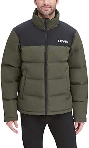 Levi's mens Arctic Cloth Retro Bubble Puffer Jacket in Saudi Arabia