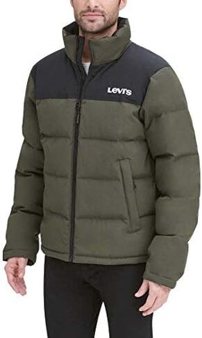 Levi's mens Arctic Cloth Retro Bubble Puffer Jacket in Saudi Arabia