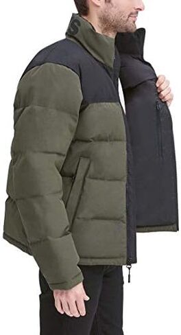 Levi's mens Arctic Cloth Retro Bubble Puffer Jacket in Saudi Arabia