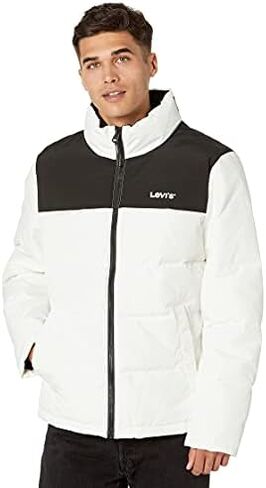 Levi's mens Arctic Cloth Retro Bubble Puffer Jacket in Saudi Arabia
