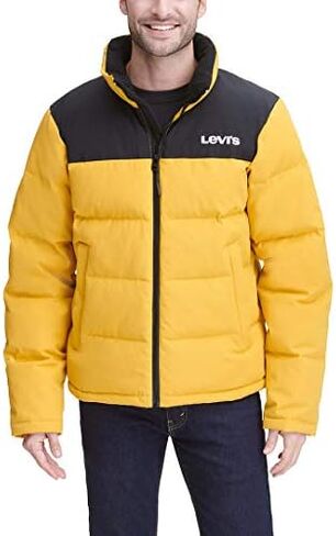Levi's mens Arctic Cloth Retro Bubble Puffer Jacket in Saudi Arabia