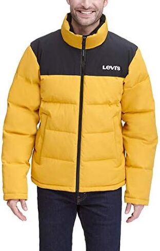 Levi's mens Arctic Cloth Retro Bubble Puffer Jacket in Saudi Arabia