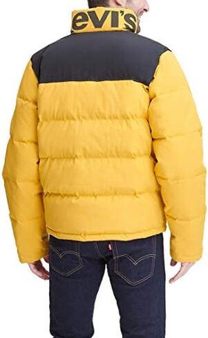 Levi's mens Arctic Cloth Retro Bubble Puffer Jacket in Saudi Arabia