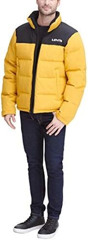 Levi's mens Arctic Cloth Retro Bubble Puffer Jacket in Saudi Arabia