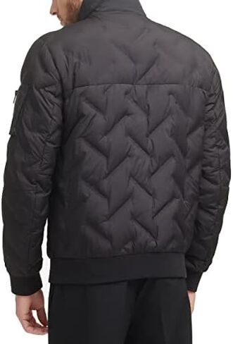 DKNY Men's Welded Quilted Bomber Jacket in Kuwait