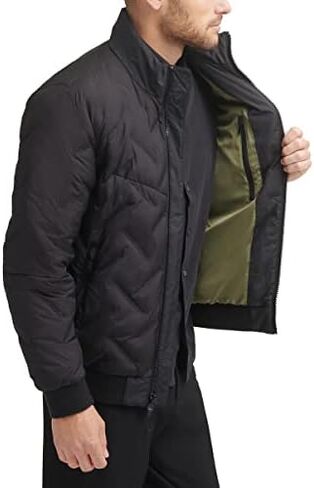 DKNY Men's Welded Quilted Bomber Jacket in Kuwait