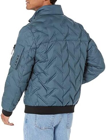 DKNY Men's Welded Quilted Bomber Jacket in Kuwait