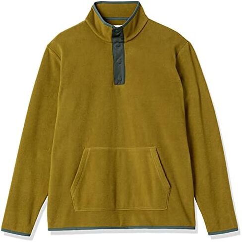 Amazon Essentials Men's Snap-Front Pullover Polar Fleece Jacket in Saudi Arabia