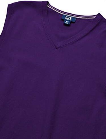 Cutter & Buck Men's Cotton-Rich Lakemont Anti-Pilling V-Neck Sweater Vest in Kuwait