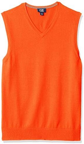 Cutter & Buck Men's Cotton-Rich Lakemont Anti-Pilling V-Neck Sweater Vest in Kuwait