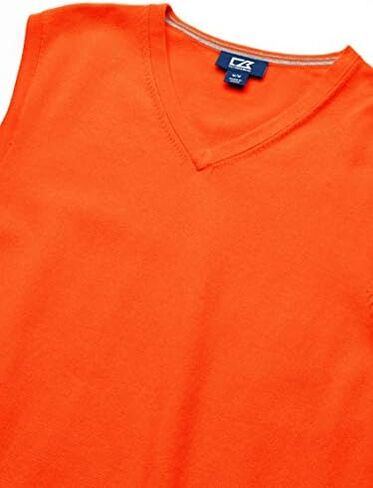 Cutter & Buck Men's Cotton-Rich Lakemont Anti-Pilling V-Neck Sweater Vest in Kuwait