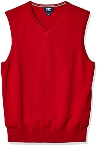 Cutter & Buck Men's Cotton-Rich Lakemont Anti-Pilling V-Neck Sweater Vest in Kuwait