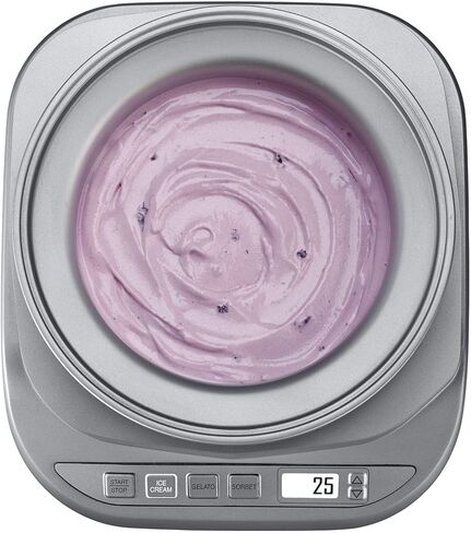 صانعة الآيس كريم الإلكترونية Cuisinart ICE-70، كروم مصقول (متجدد) in Kuwait