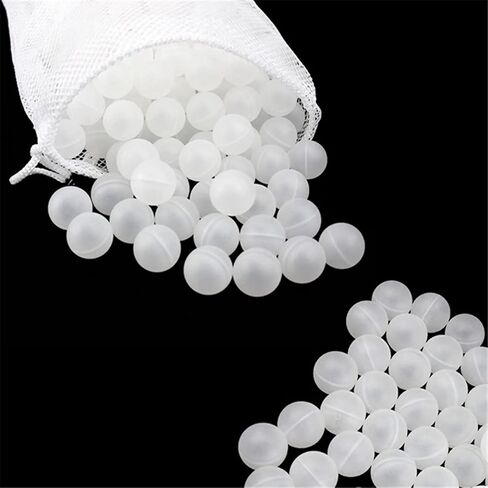 Locisne Sous Vide Cooking Balls BPA Free 20mm 250 Balls with Mesh Drying Bag, Reduces Heat Loss & Water Evaporation, For Anova, Joule Cookers Water Bath Cooking, Sous Vide Container and Precision Immersion Circulator in Kuwait