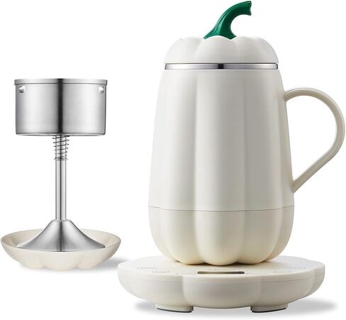 Single Serve Coffee Maker, Tea Maker, Percolator, Boiling Cup, Keep Warm Mug, Stainless Steel Inner in Kuwait